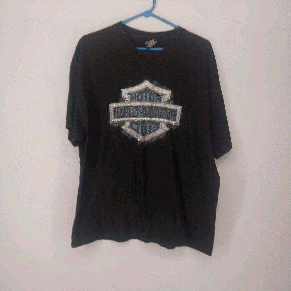 Vintage 2003 Harley-Davidson‎ Fargo ND Black T Shirt Size XL